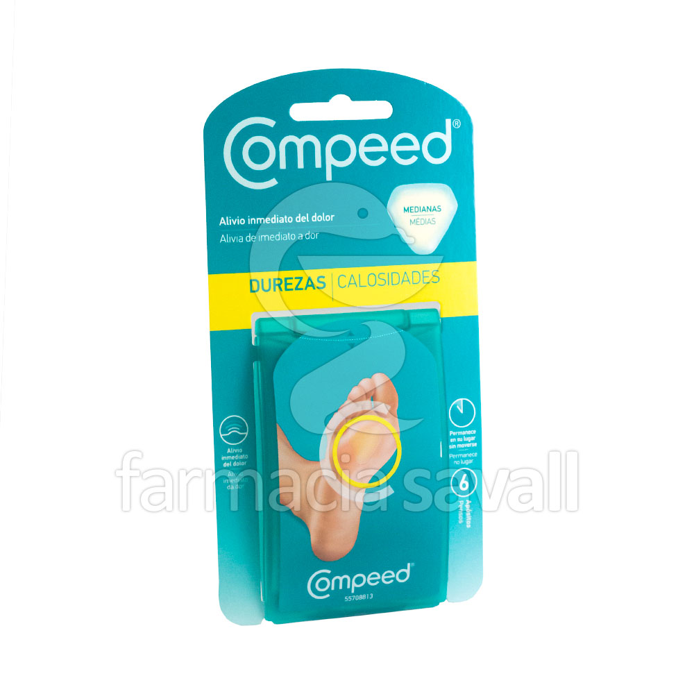 COMPEED DUREZAS 6 APOSITOS MEDIANOS EN GEL