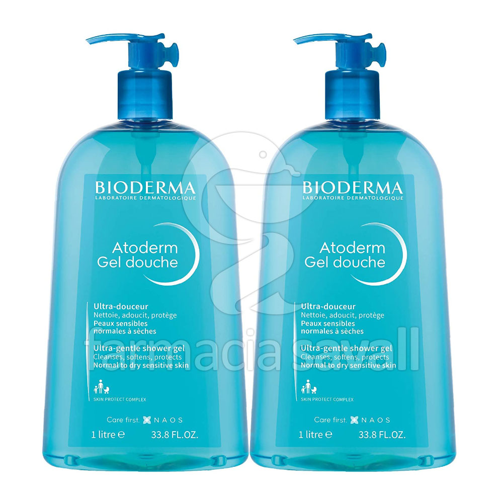 PACK BIODERMA  ATODERM GEL DE DUCHA 2X1000ML