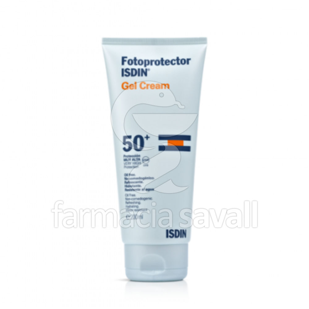 FOTOPROTECTOR ISDIN GEL CREAM  50+SPF   200ML+50 ML FORMATO AHORRO