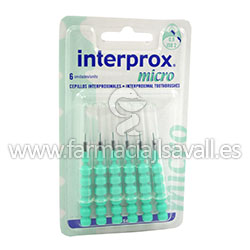 CEPILLO INTERPROXIMAL INTERPROX CILINDRICO 6 UNIDADES