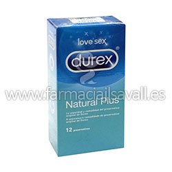 PRESERVATIVOS DUREX NATURAL PLUS 12 UDS