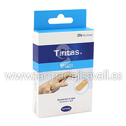 TIRITAS PLASTIC HARTMANN 20 UDS