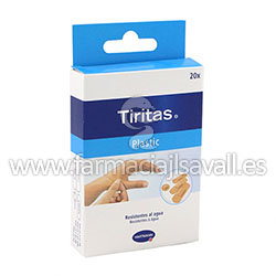 TIRITAS PLASTIC HARTMANN 20 UDS 4 TAMAÑOS