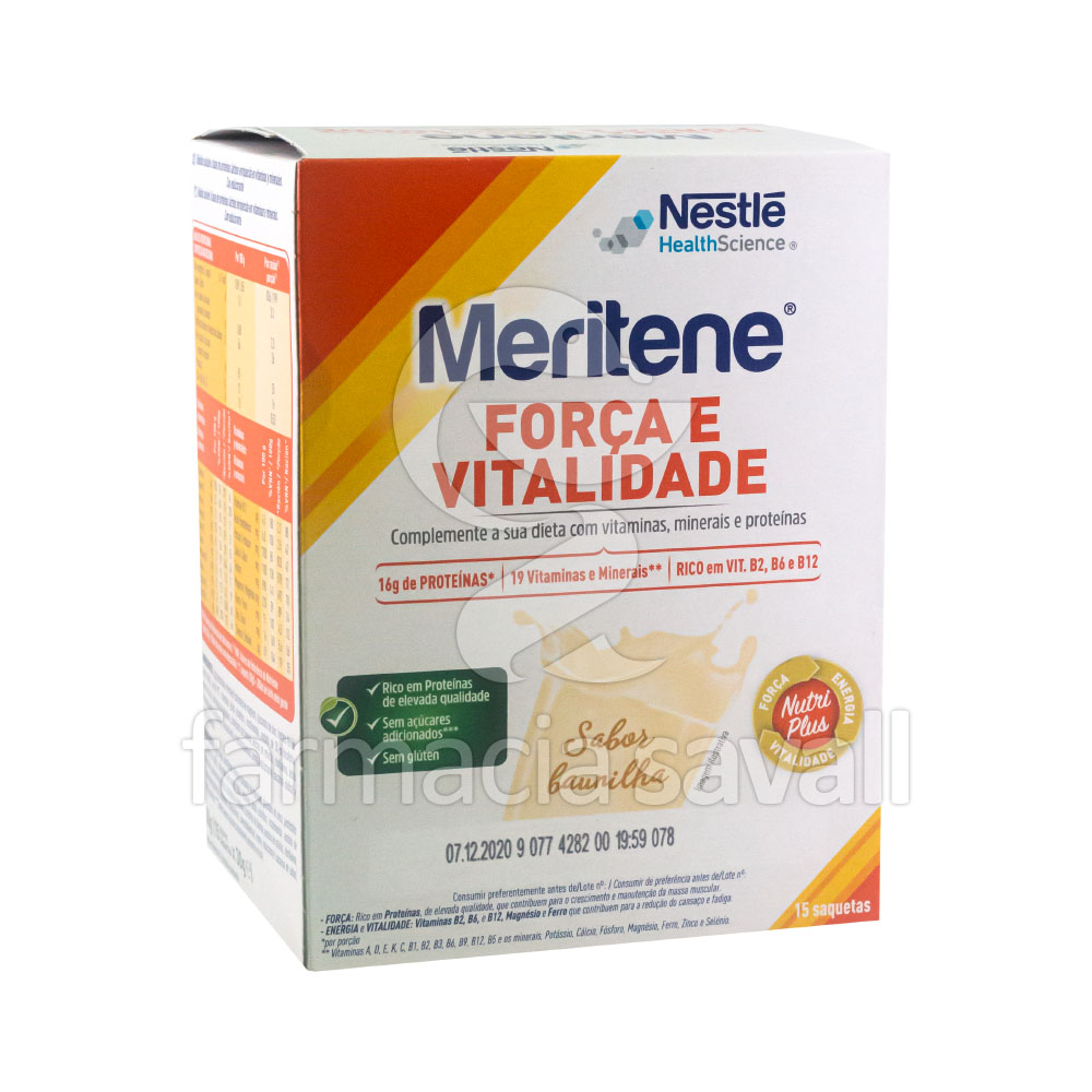 MERITENE SABOR VAINILLA 15 SOBRES