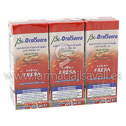 PACK BI-ORALSUERO SABOR FRESA 200 ML X 3 UDS