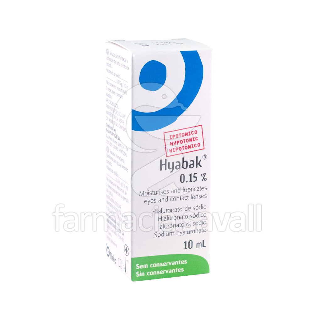 HYABAK 0.15% 10 ML